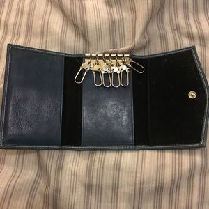 Teal 6-Key Holder Card Holder